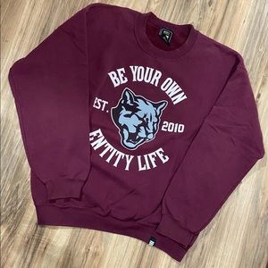 Entity Burgundy Crewneck Sweatshirt M